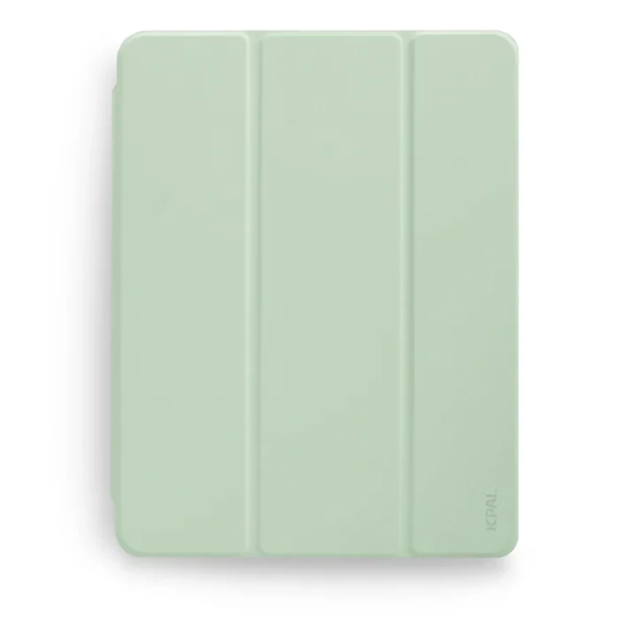 کیس آیپد پرو 12.9 اینچ جی سی پال از نمای روبرو سبز کم رنگ