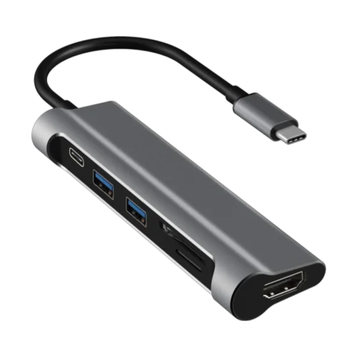 هاب 6 پورت USB-C | سری Linx | مدل JCP6217 | برند جی سی پال