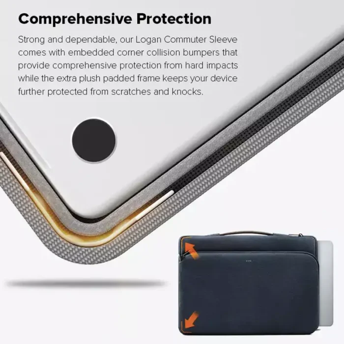 مک بوک 13 اینچ و 14 اینچ جی سی پال مدل logan commuter protection