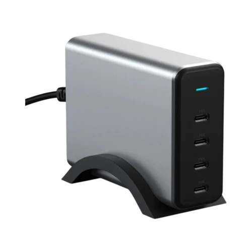 آداپتور شارژر رومیزی USB-C | GaN | 4-Port | توان 165 وات | مدل ST-UC165GM | برند ساتچی