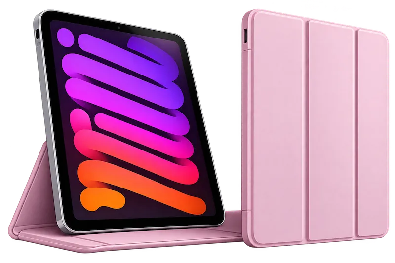 کاور صورتی برای خانواده iPad mini